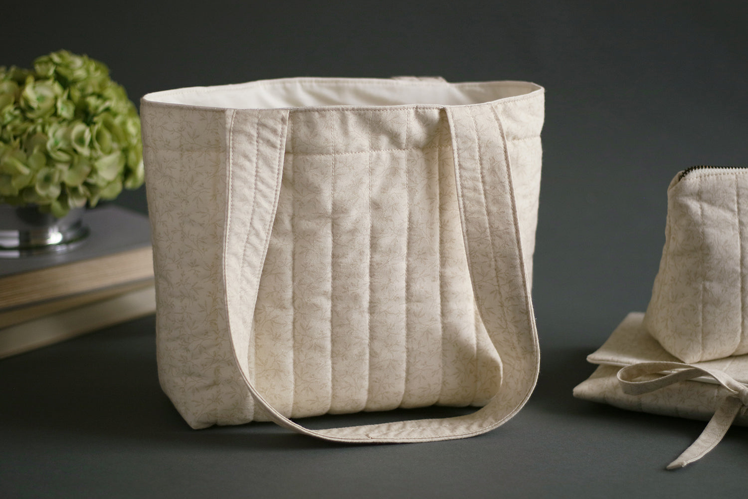 Handmade Quilted Mini Tote Bag