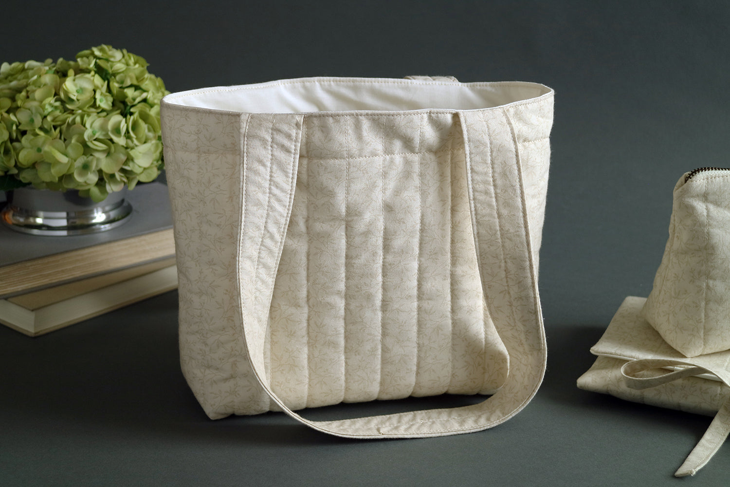Handmade Quilted Mini Tote Bag